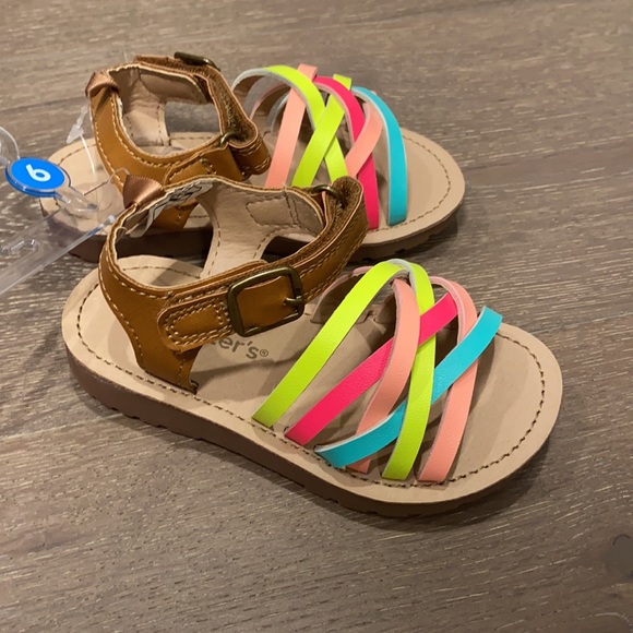 2 pairs of Carter’s Sandals Size 6 Toddler - Picture 4 of 5